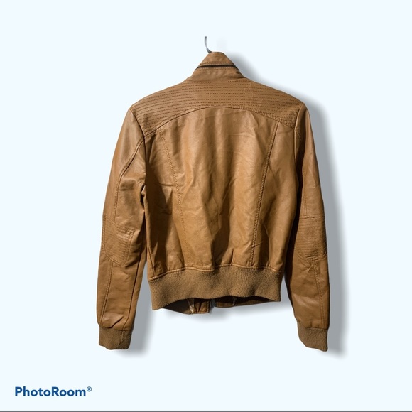 Vegan Leather Jacket - Picture 4 of 11